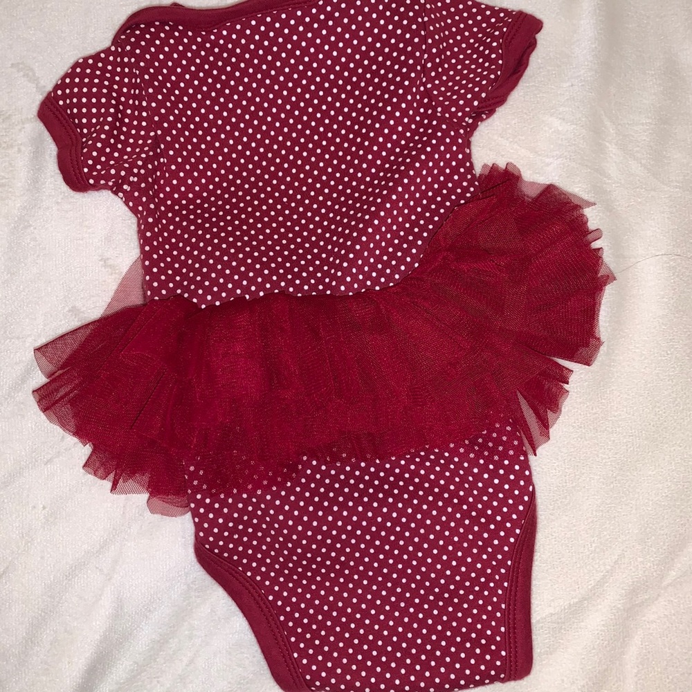 SOLD Crimson Tide ruffle onesie - Picture 2 of 3